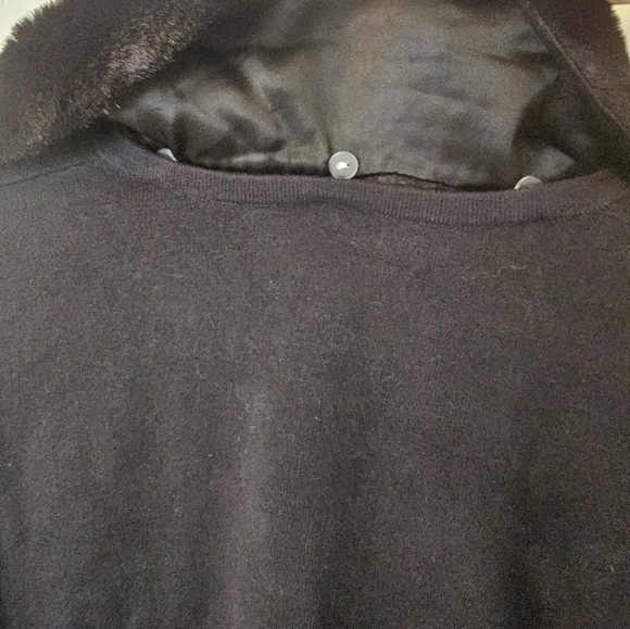 Marisa Christina Perisian NWT Removable Faux Fur Sweater Size S - Picture 5 of 7